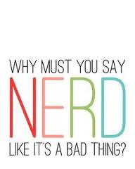 What do you call a mix between a nerd and a geek? I need a better thing than to say i'm a nerdy geek!