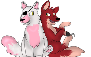 is Mangle & Foxy a great couple? I think their both as cute as they can be