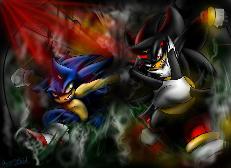 Alexis: Go Shadow! Aj: Go Sonic!