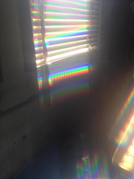 We had these spectral lenses in science