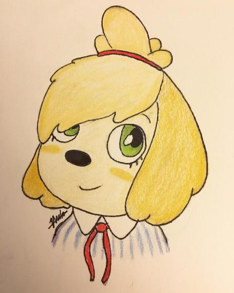 did a lil redesign of Isabelle - not very good