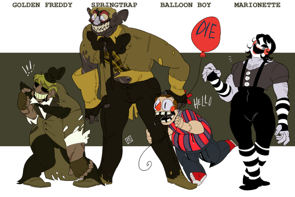 i dont like fnaf, but this adaption someone made on tumblr is /very/ fitting, unlike most AUs