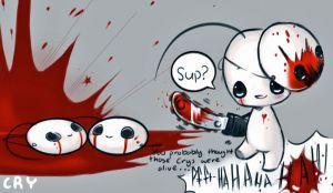 He's so cute, even when he's wielding a chainsaw and killing people!