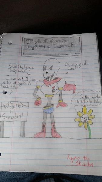 I drew Papyrus :)