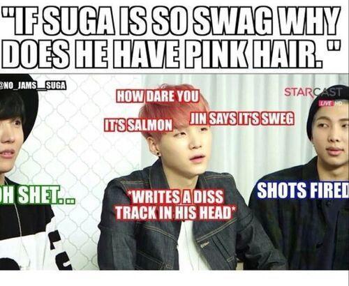 Yoongi's reaction though XD