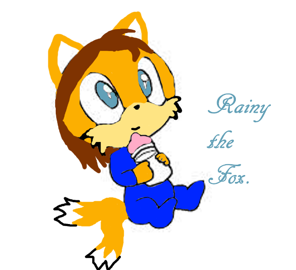 Tailulie's kid Rainy the Fox.