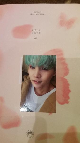 MINT SUGA PHOTOCARD AHHHHHHHHHHH