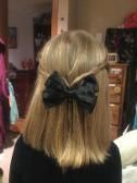 I did my sisters hair she is so cute