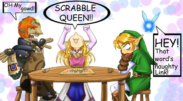 Pffft. Link. xDD That's me when I play scrabble. xDDD