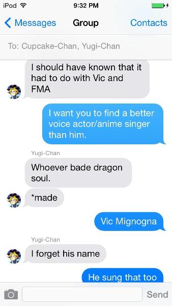 Hahahaha. Vic Mignogna FTW.