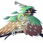 My two sisters is Dartrix and Rowlet and I'm Decidueye