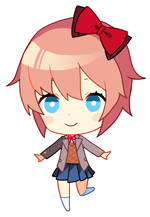 This is my favorite one. Sayori!