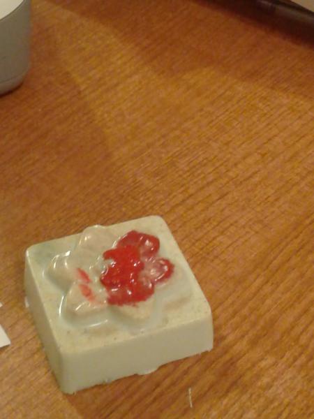 I made soap~