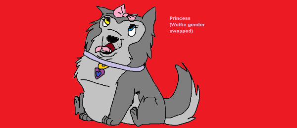 Gender swapped Wolfie