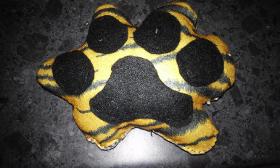 my tiger paw pillow