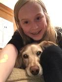 Me with my dog because why not I'm lonely