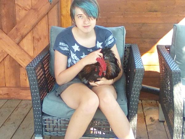 Le chonk chicken (brother took photo so don't blame me qwq)