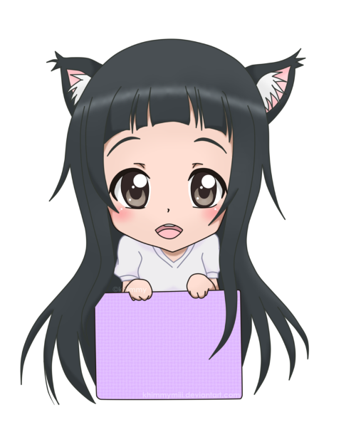 I'm a cute chibi neko <3