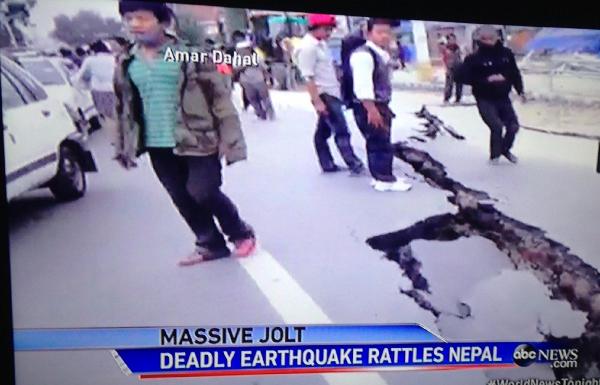 7.8 in Nepal right now!