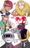 hetalia characters as DJs/rappers