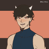 Alex but his horns should be red-