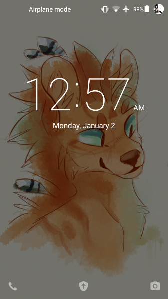 My lockscreen is maplespyder