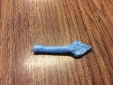 This Undyne spear clay thing I made