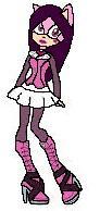 Jackie as Monster High's Draculaura!