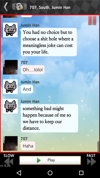 Jumin is savage