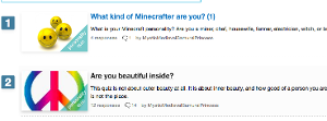 This is on "Quizzes of the Day!" I CAN'T BELIEVE IT!!! :D