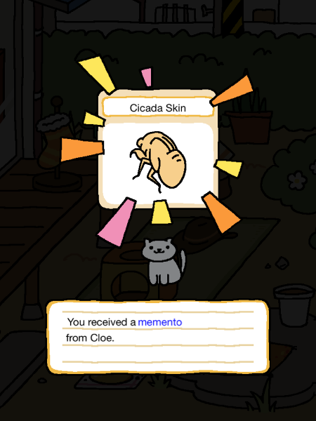 My first memento, omggg, thanks cat