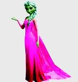 XD i made Elsa dress pink