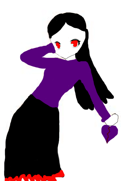 Slender girl my creepypasta oc.