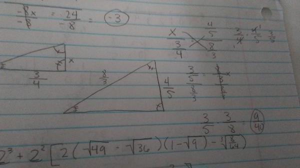 someone be proud of me, im finally doin math right