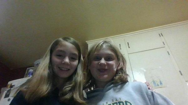 me and my friend hanna