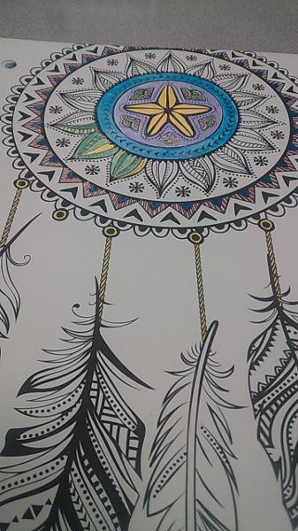 What I coloured so far