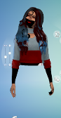 my sim glitched out and uh