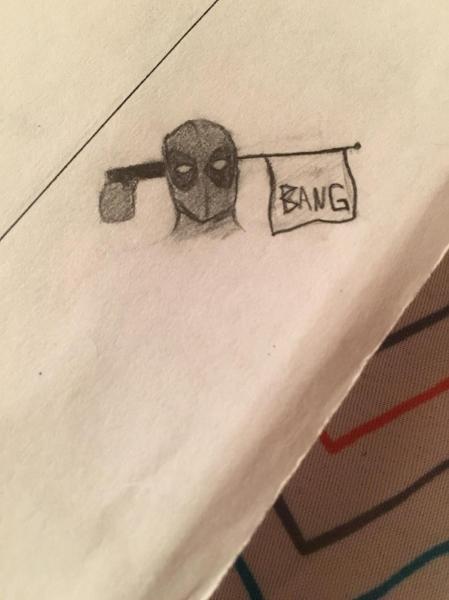 Lil sketch of Deadpool