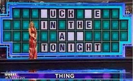 Luck be in the air tonight" yeah okay