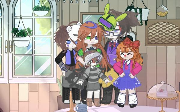 I made the Afton family in Gacha life 2 :))