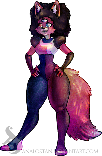 Garnet as a furry