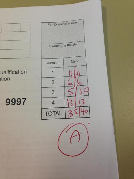 F*ck yeah! Best thing is... IT WAS IN MATHS!!!!!!