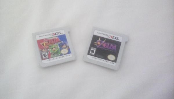 My two legend of zelda games.