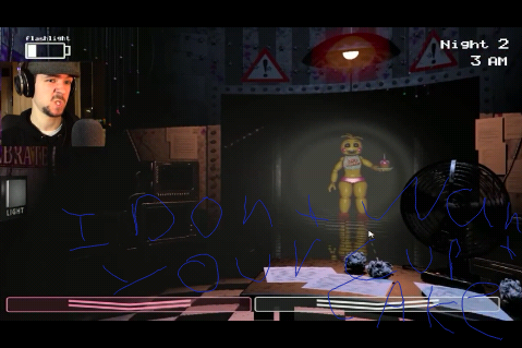 No Chica Jack doesnt want your cupcake