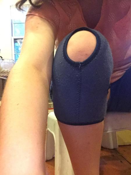 I have a knee brace ;-; my knea is killing me recently