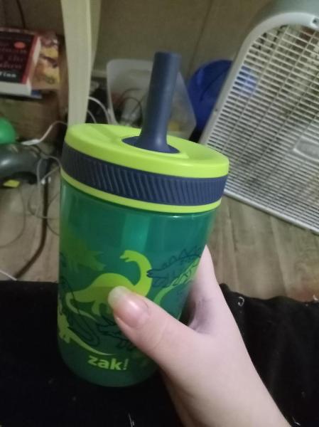 My dino cup!!!(it's leakproof btw 😌😌😌)