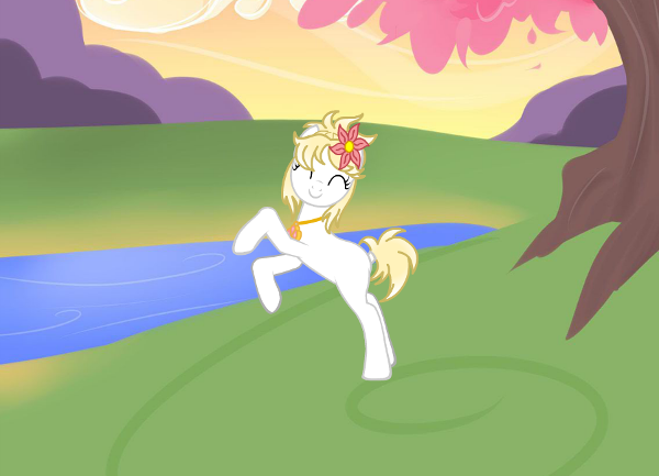 My new pony oc, Sun Blossom!