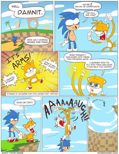 This was always the funniest of all the sonic comics xD