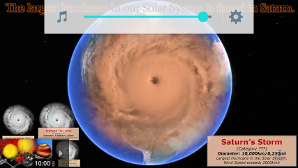 This is the most biggest hurricane in the solar system.