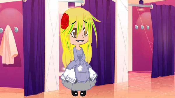 Dreamia in her wedding dress- -K